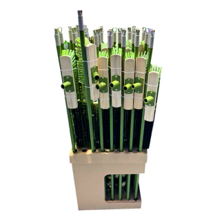 Koště GARDEN 30cm s tyčí 130cm dřevo