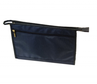Kosmetická kabelka velká ZIP 32x20x9cm, modrá NA01